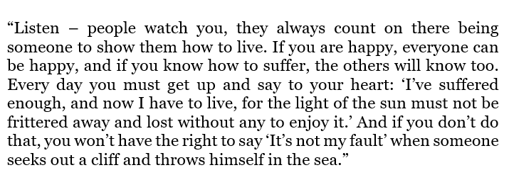 From Simone Schwarz-Bart's The Bridge of Beyond