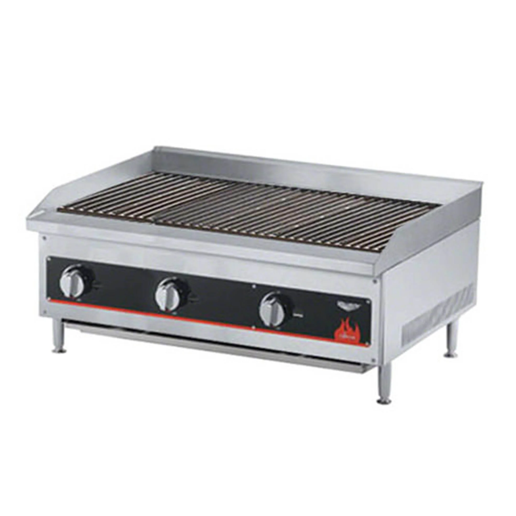 Vollrath 40728 Cayenne 12″ Gas Radiant Lava Rock Charbroiler.jpg