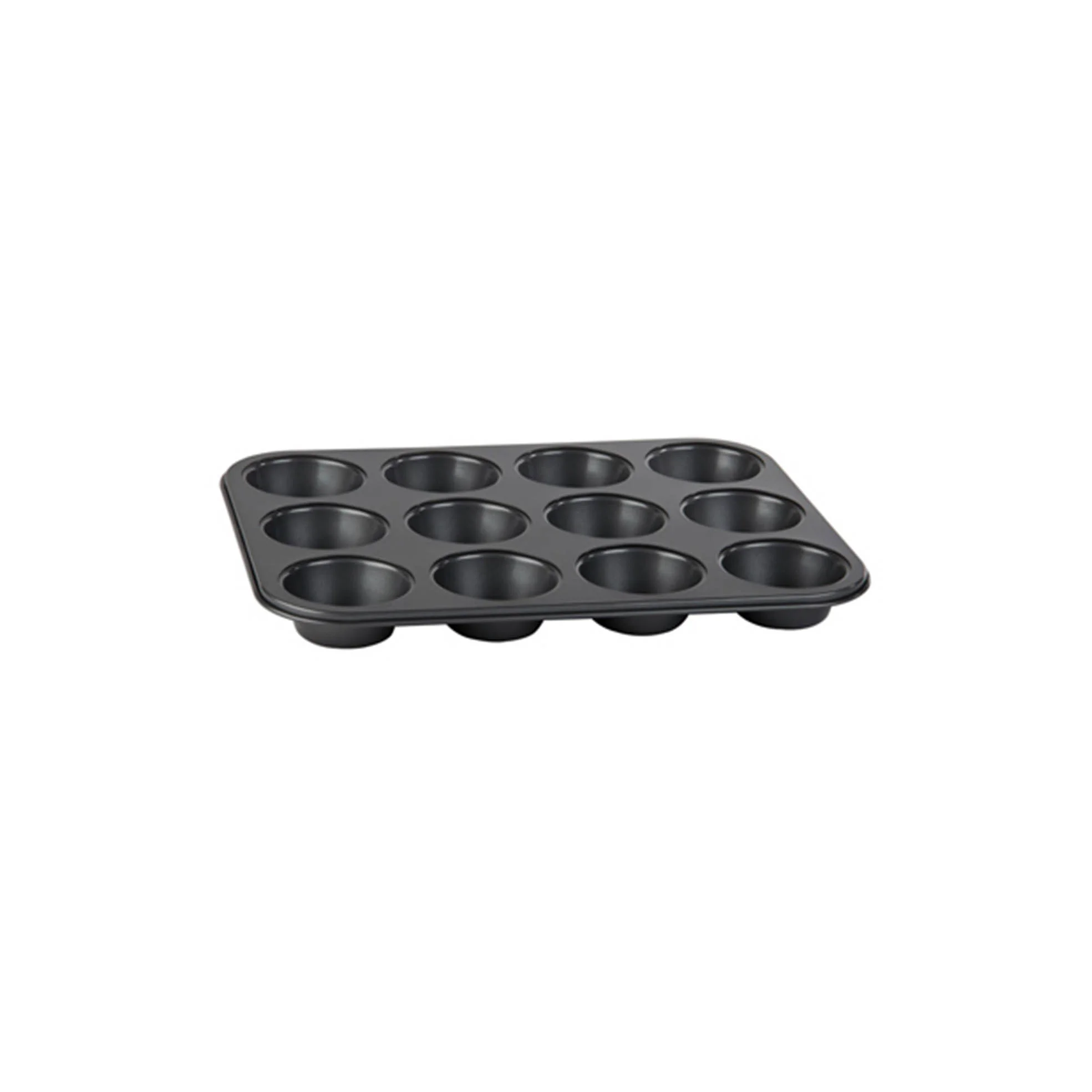 Winco AMF-12NS 12 Cup Tin Plate Carbon Steel Non-Stick Muffin Pan.jpg