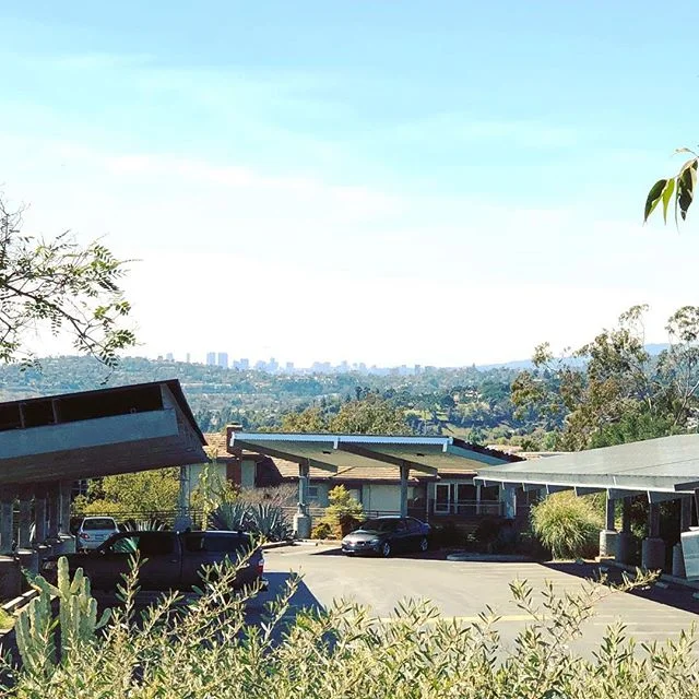 Downtown in the distance #Oxy #occidentalcollege #LA #Cali #college @occidentalcollege