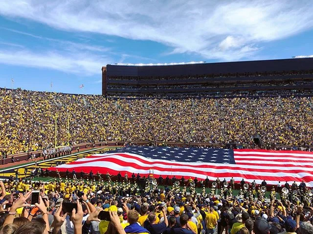 #army #UMichigan #gameday #thebighouse