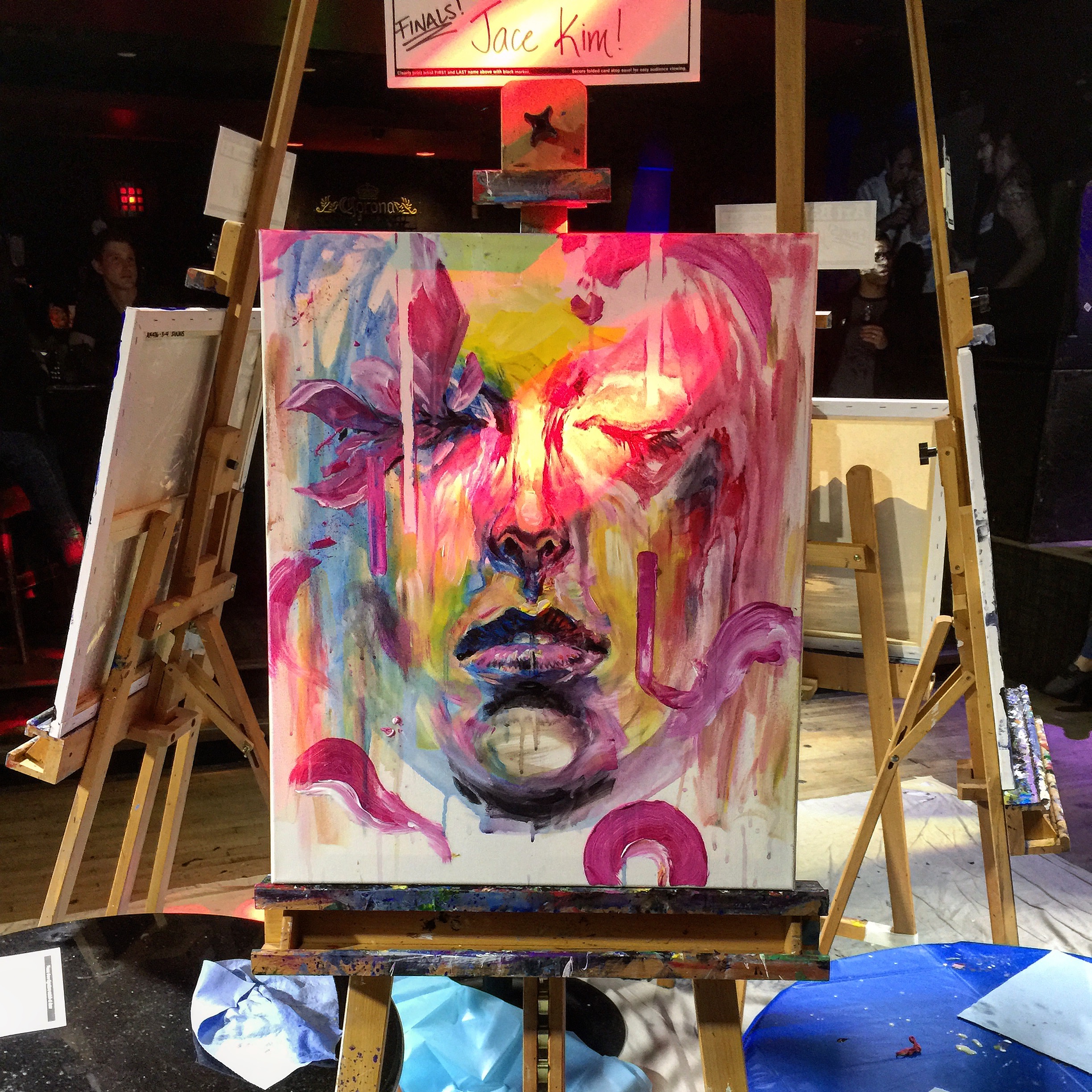  Winning painting @ Art battle Vancouver April 2017 