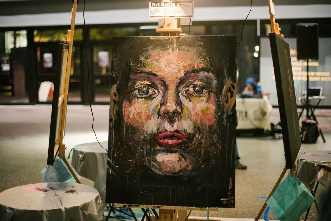  Winning painting @ Art Battle Vancouver August 2017 
