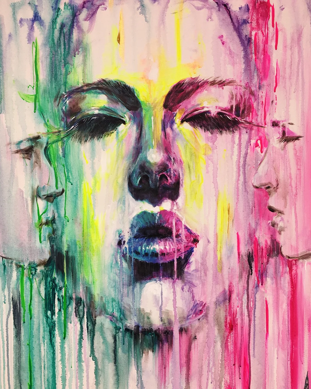  Acrylic paint on 30 x 40 canvas 