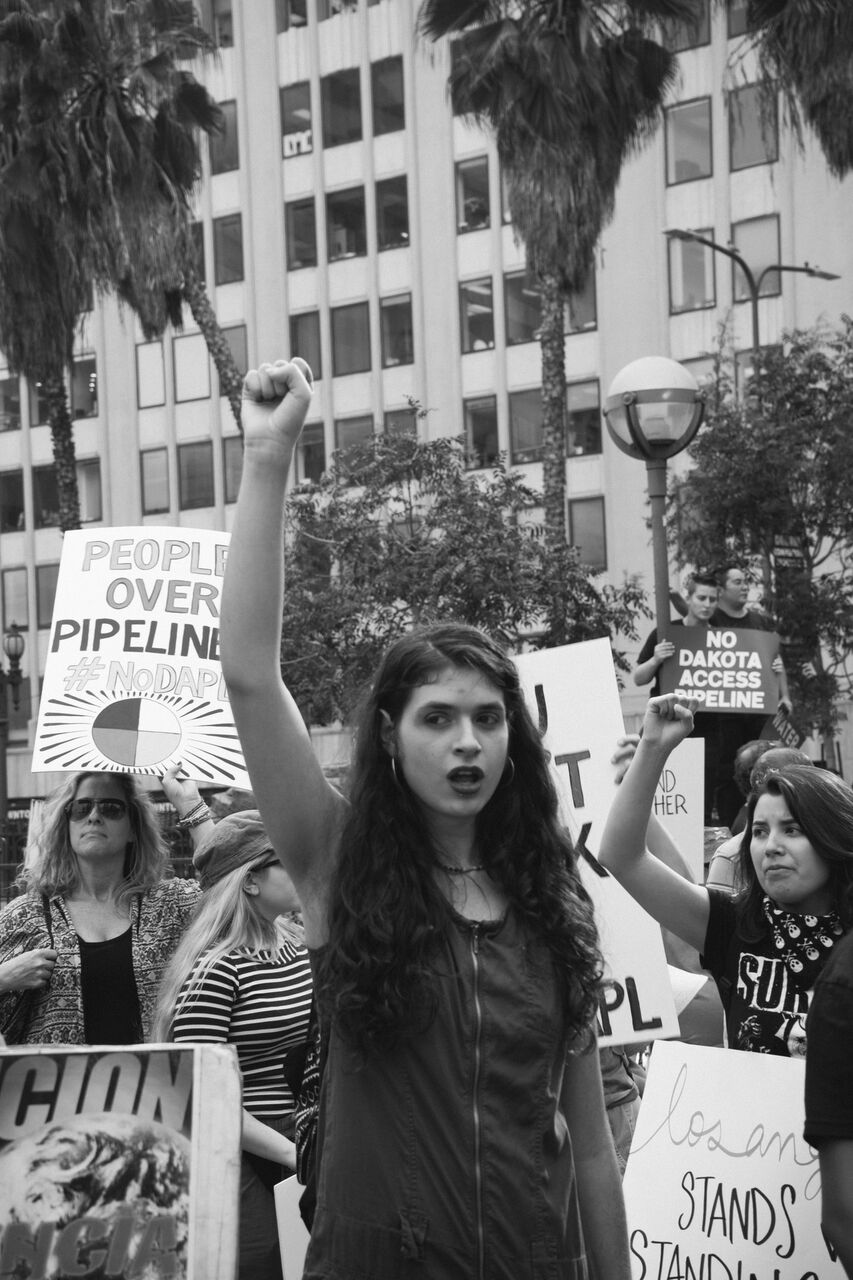 Digital by TK Anderson : NO DAPL , Downtown Los Angeles Protest 