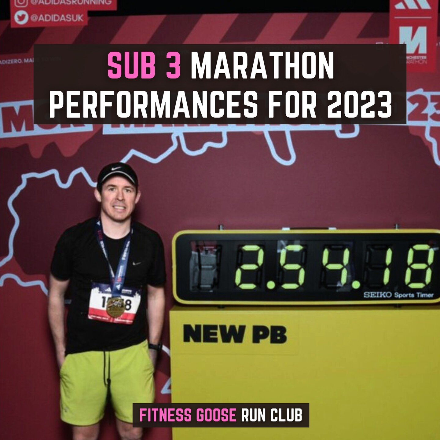 Just a little shoutout to our 4 individual sub 3 marathon runners so far in 2023.

Approaches were slightly different for all 4, but all bedded in solid principles.

These were all PBs and first sub 3&rsquo;s for all these runners.

What&rsquo;s even