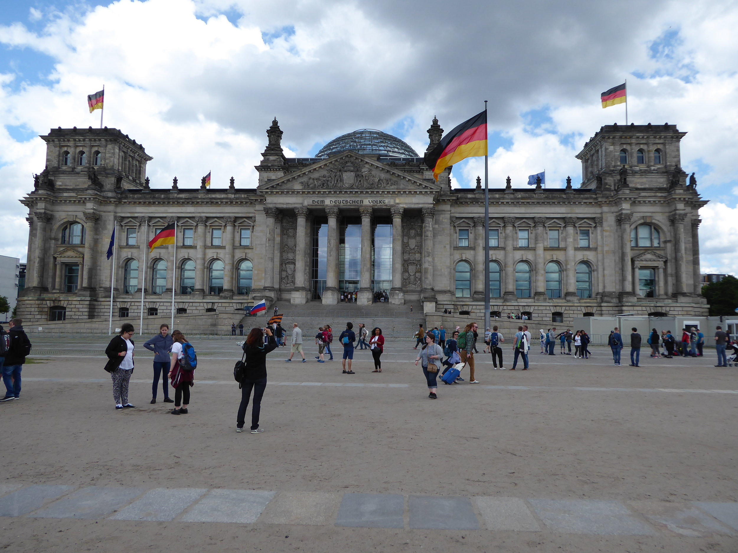 The Berlin Reichstag.
