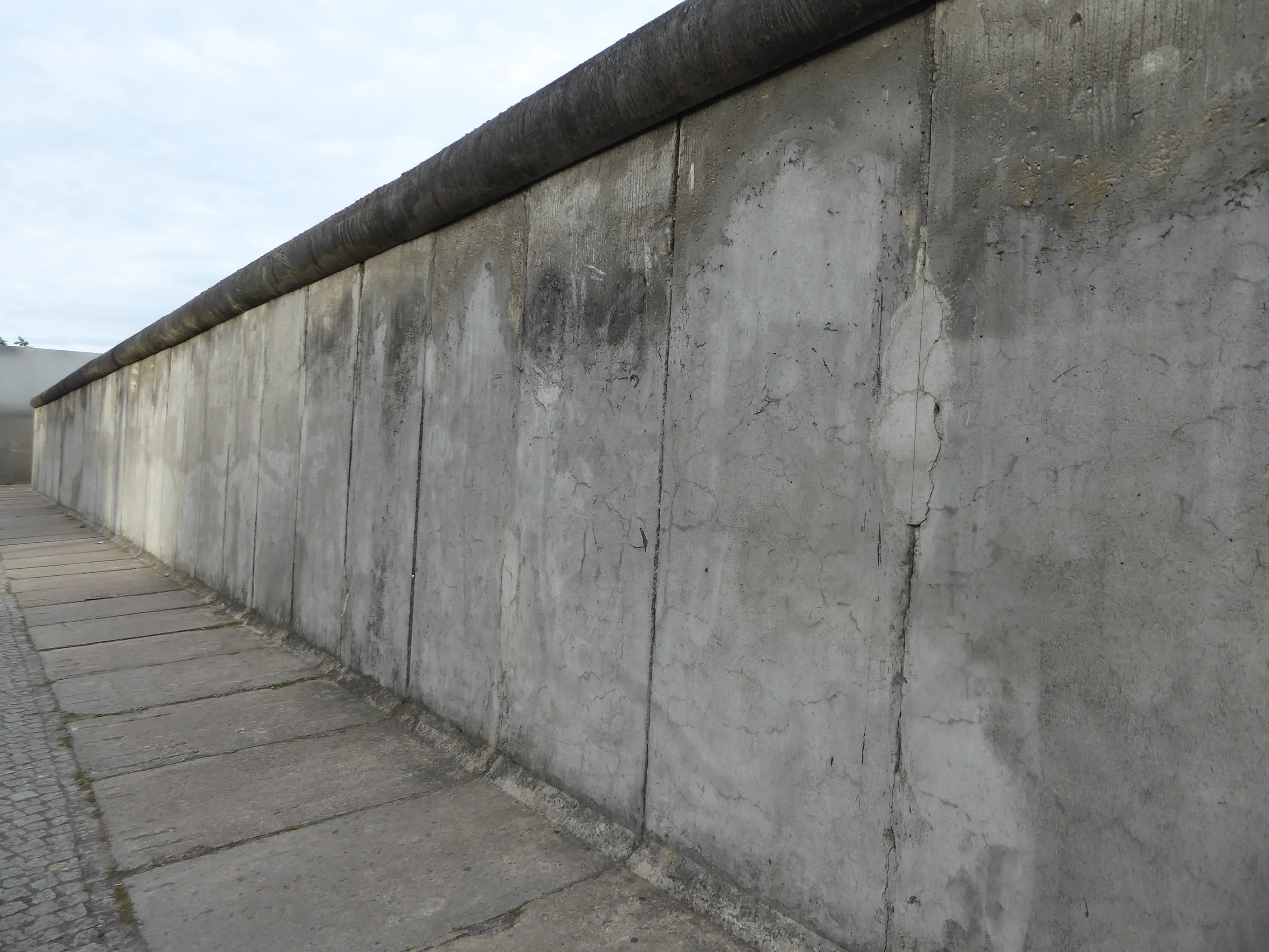 A section of what's left of the Berlin Wall. Hint: the wall didn't work out so well in the end.