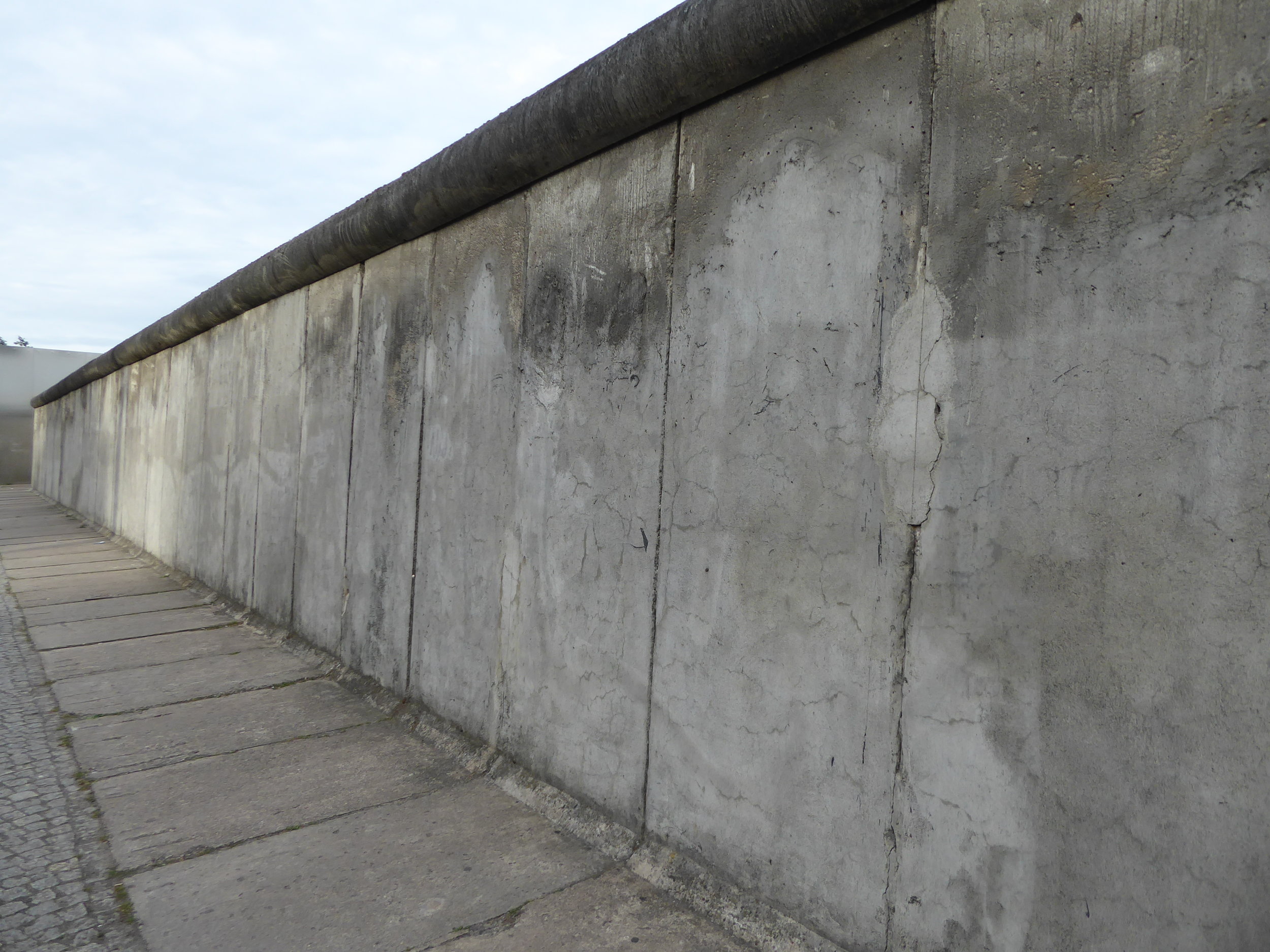 A section of what's left of the Berlin Wall. Hint: the wall didn't work out so well in the end.