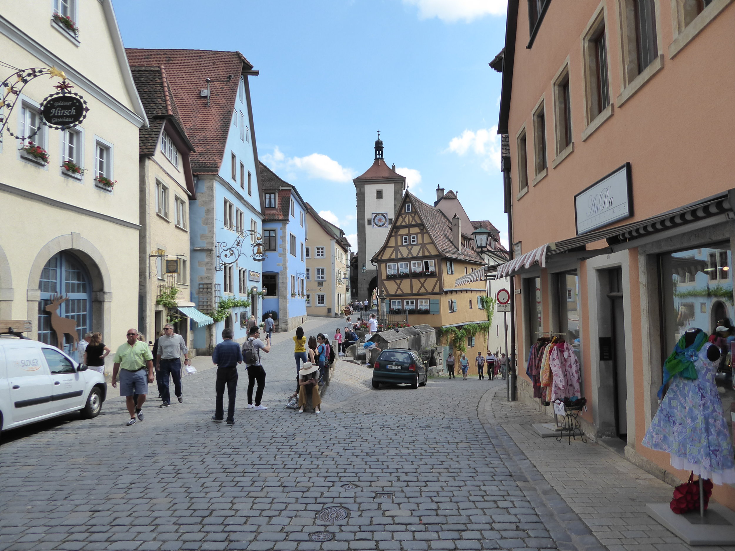 We join the other tourists in taking snapshots of the most photographed street in Europe known for having inspired sets from Disney's Pinocchio to Harry Potter. Hint to photographers: they're inanimate buildings. You don't need to spend 10 minutes waiting for them to pose while you set up your shot.