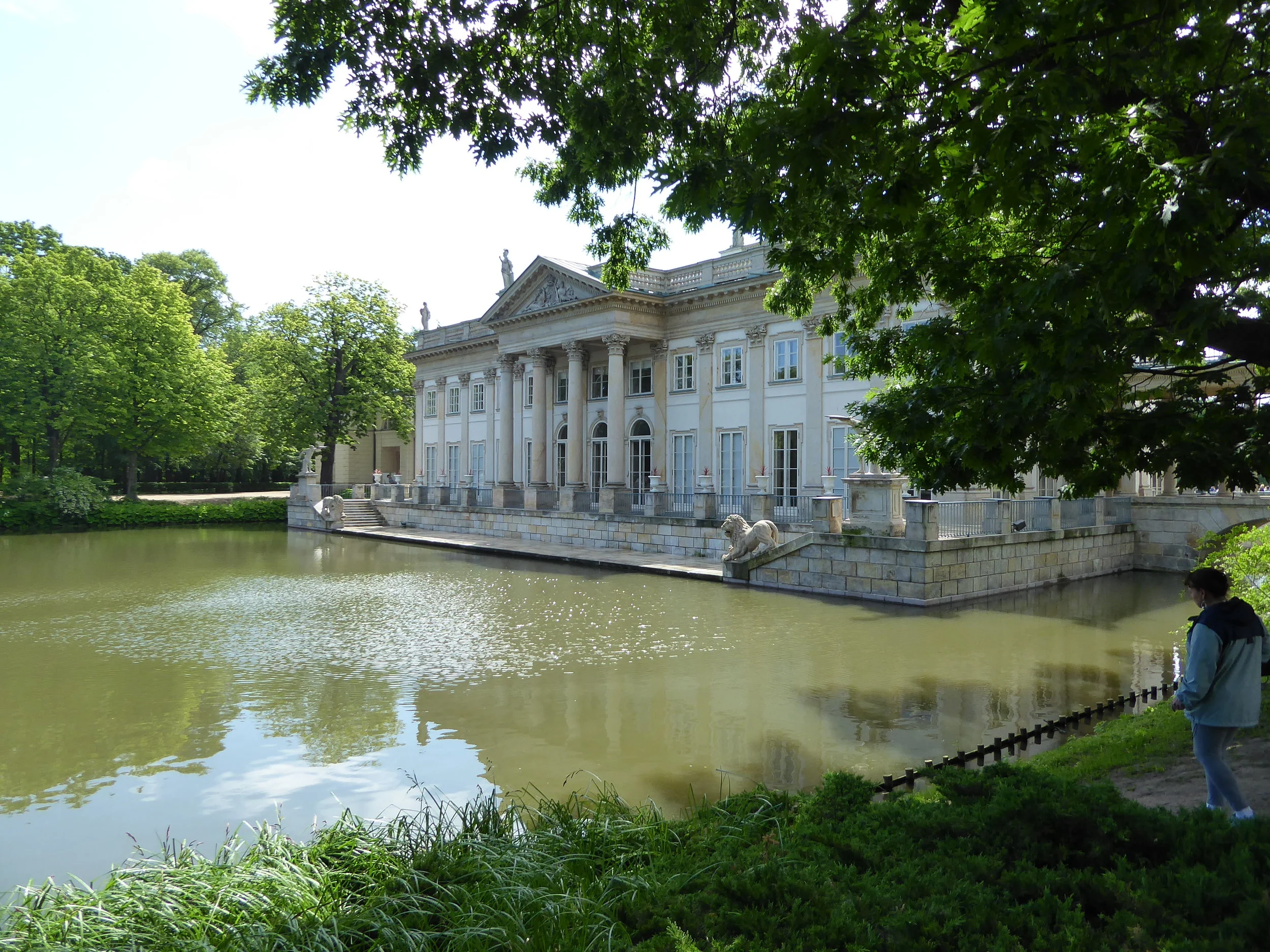 This park, in the middle of Warsaw, is a peaceful escape from the rest of the city.