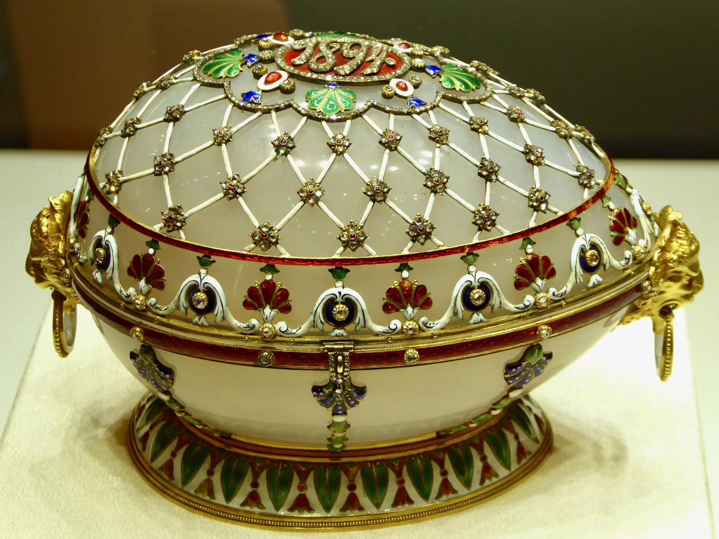 Eggs, eggs, glorious eggs at the Faberge Museum.
