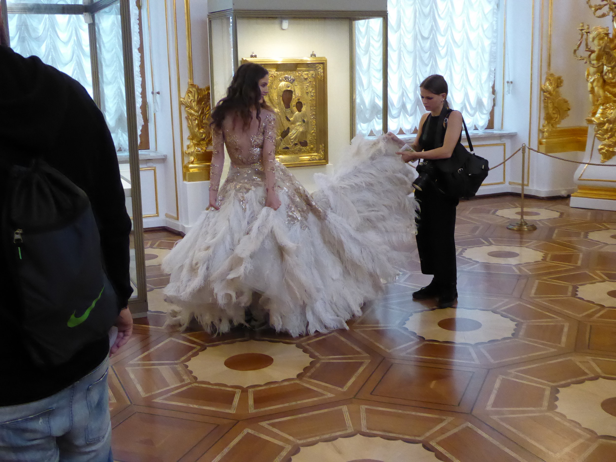 So many venues for fashion shoots in Saint Petersburg.