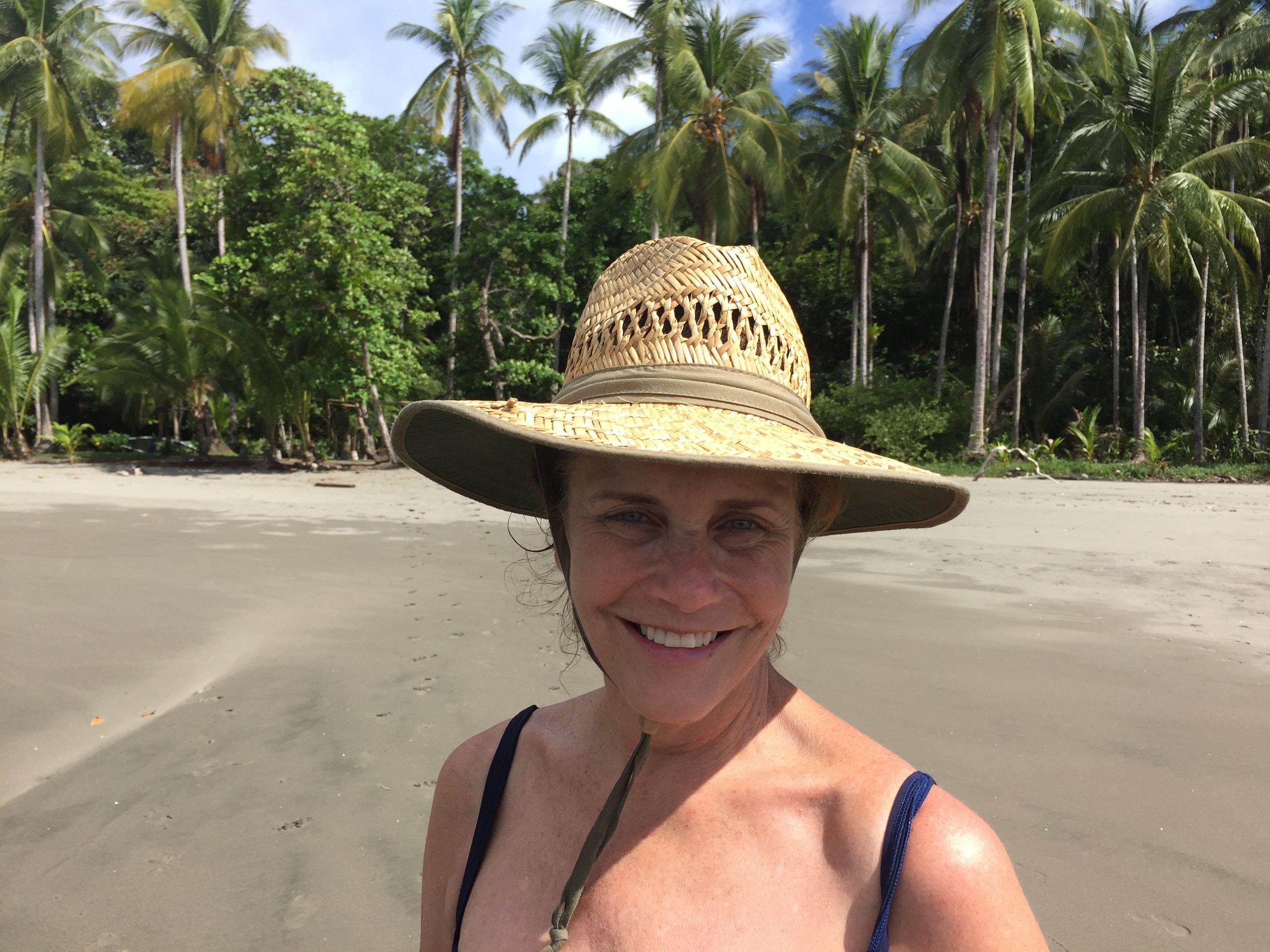 Ellen on Cano Island.