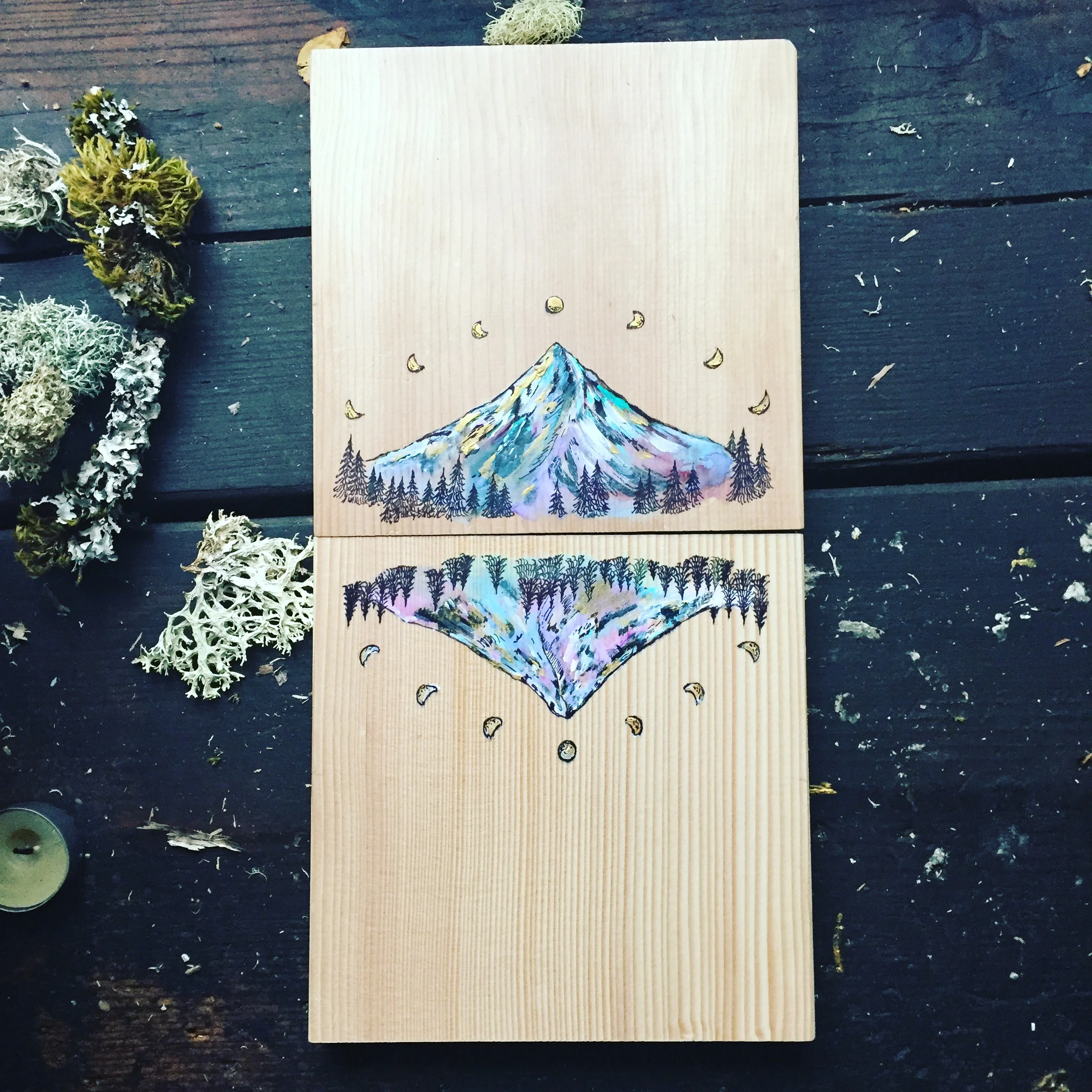 Watercolors at Cafe Cesura