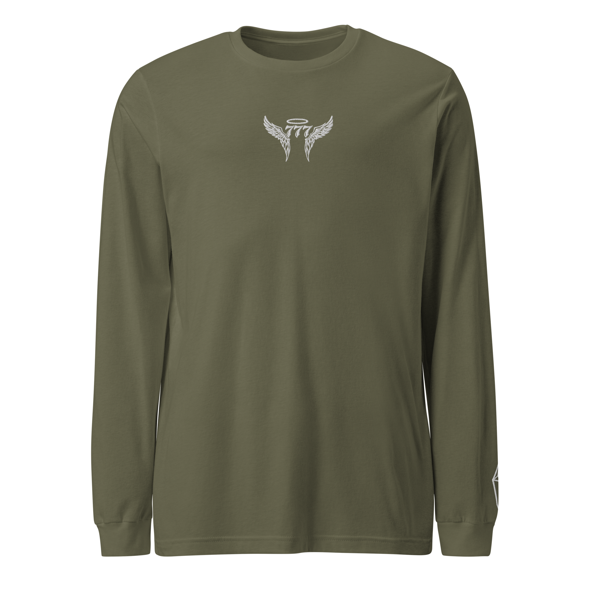 unisex-long-sleeve-tee-military-green-front-6966bd6929dd6.png