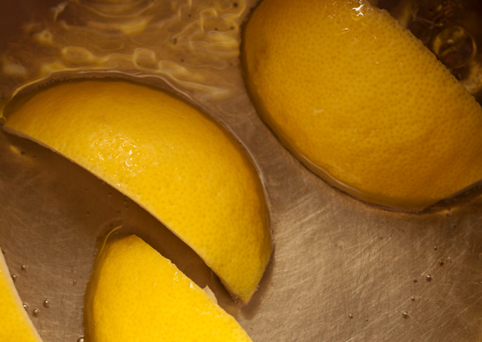 A very basic syrup with lemon for flavor.