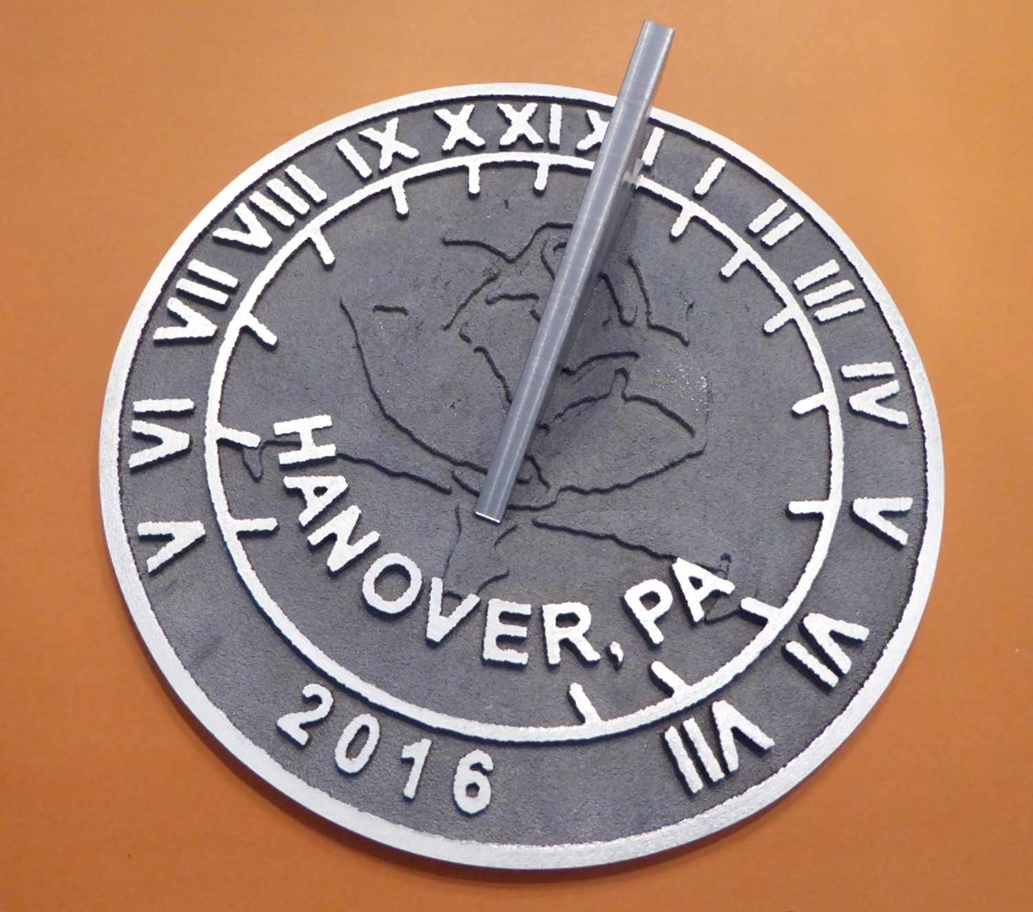 Completed work - courtesy of Chet Roberts/ANCR Sundials