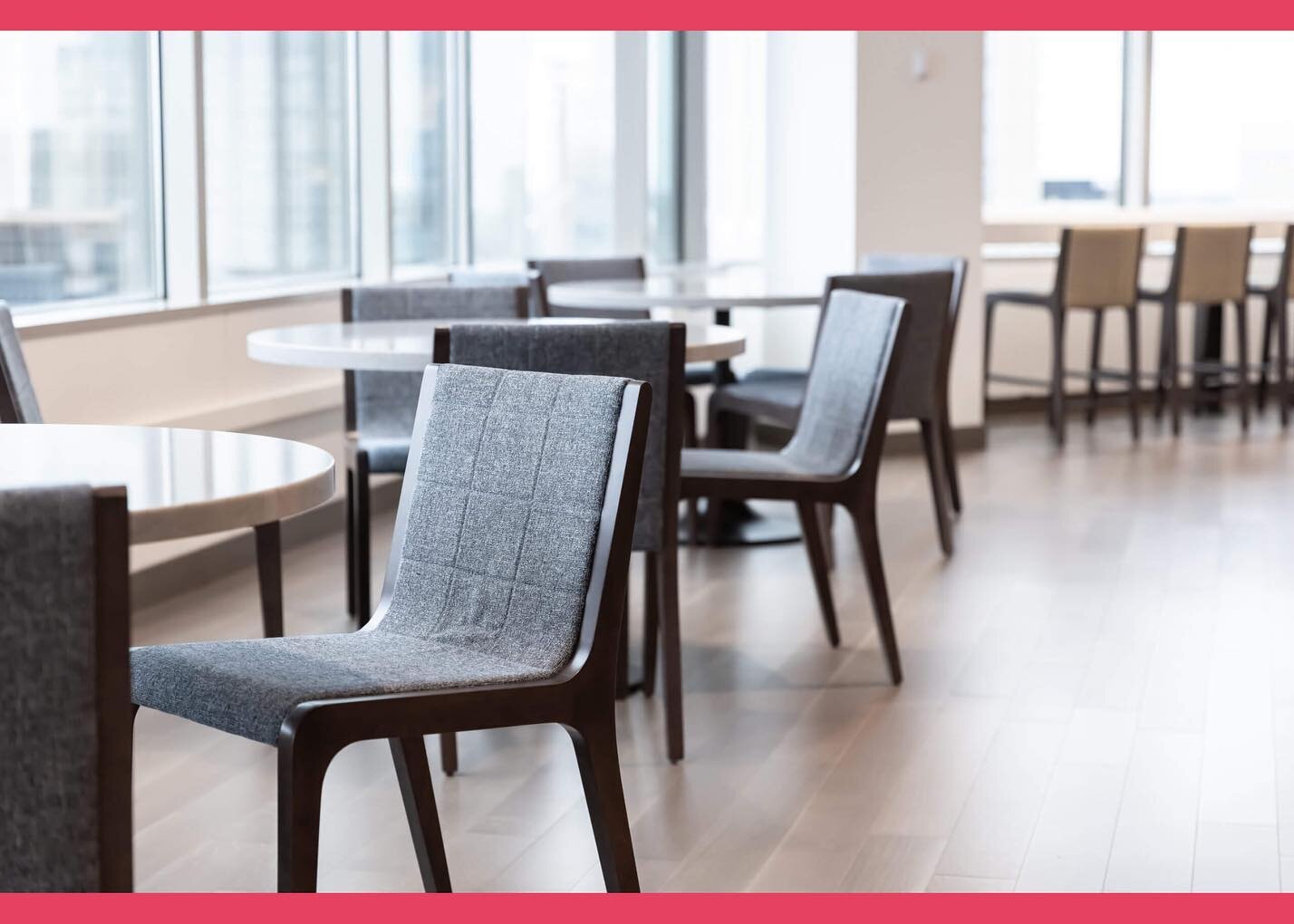 Showing off some of our favorite OFS products with @atmosphere_ci's portfolio gallery!
 
Products such as the Modello chairs and stools, Heya pod and Riff table are perfect for your collaborative or secluded workspace. Check out @ofs to learn more ab