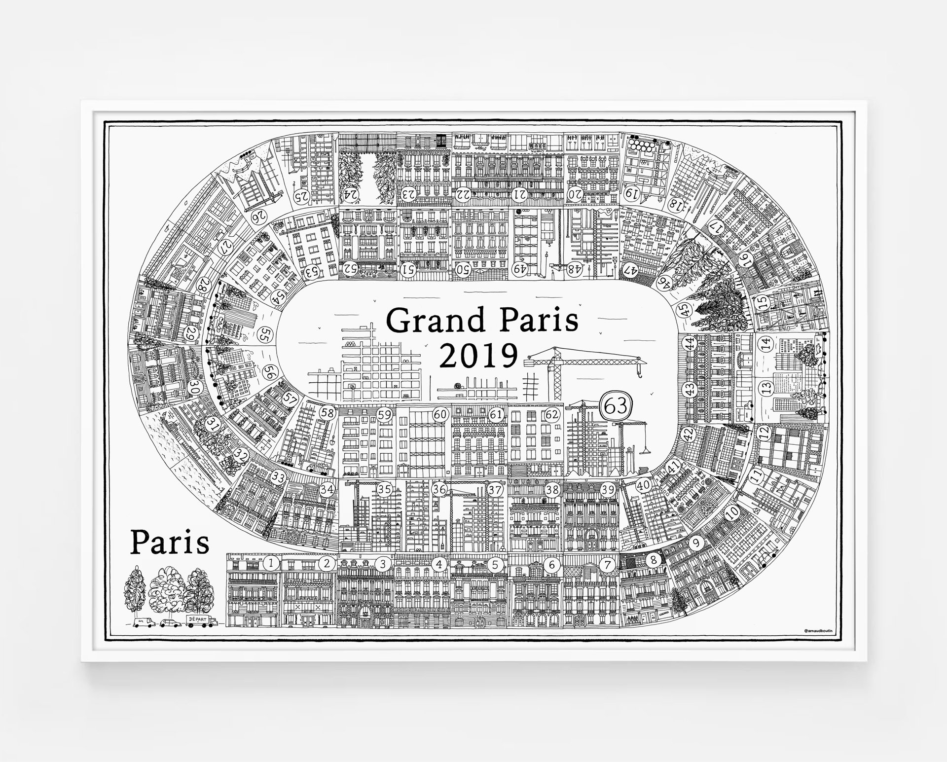 ARNAUD BOUTIN - ILLUSTRATION TERRITORIAL - POSTER 2019