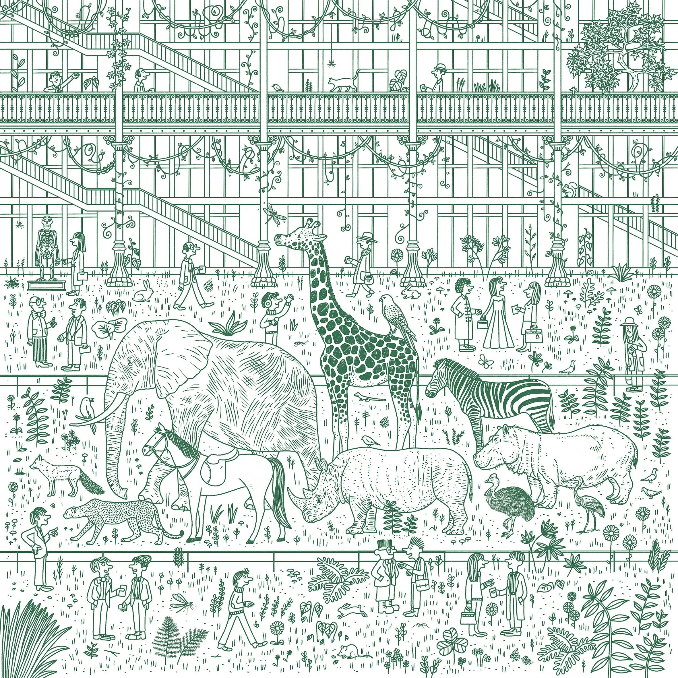 Hermès Museum Animals Event Invitation