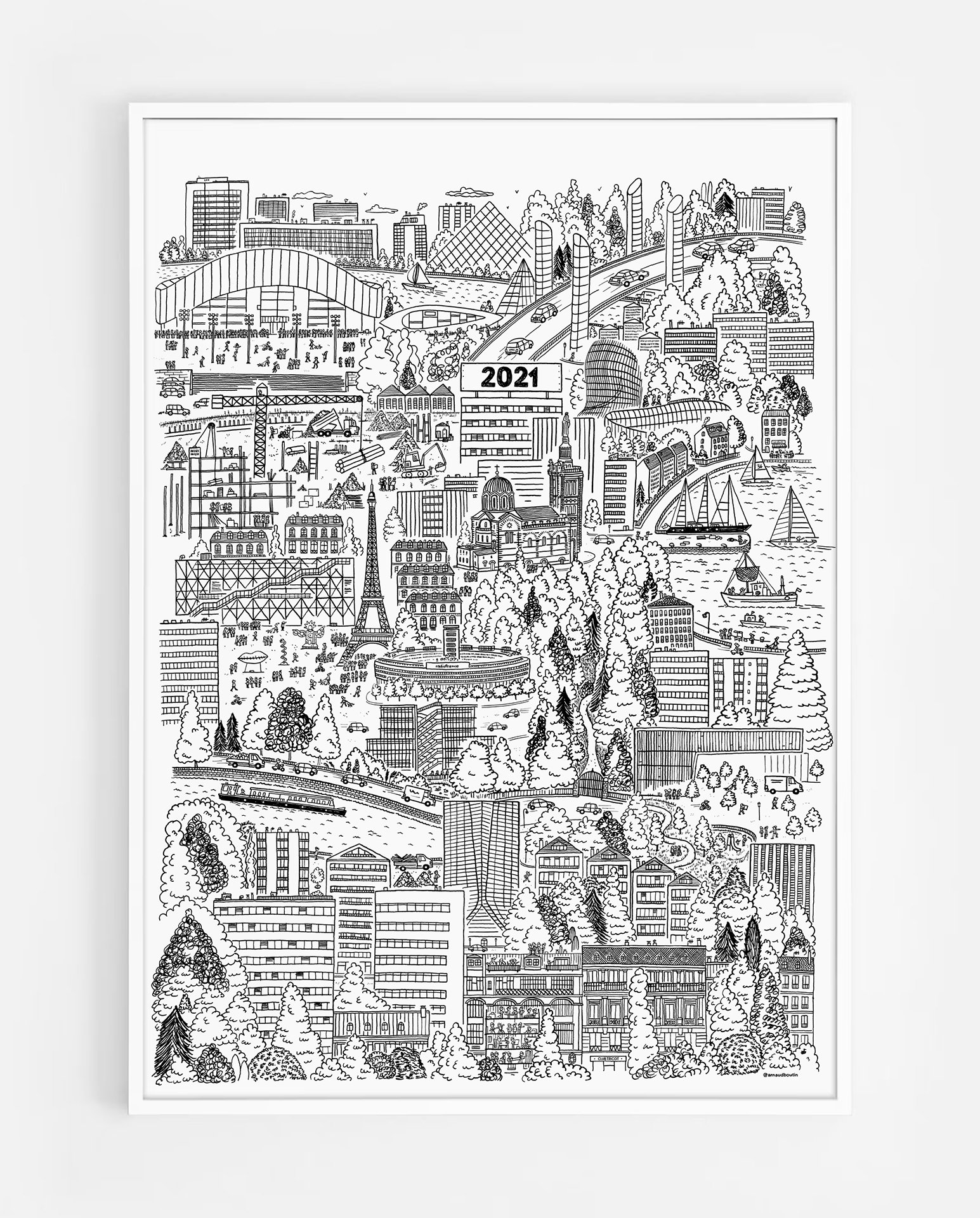 ARNAUD BOUTIN - ILLUSTRATION TERRITORIAL - POSTER