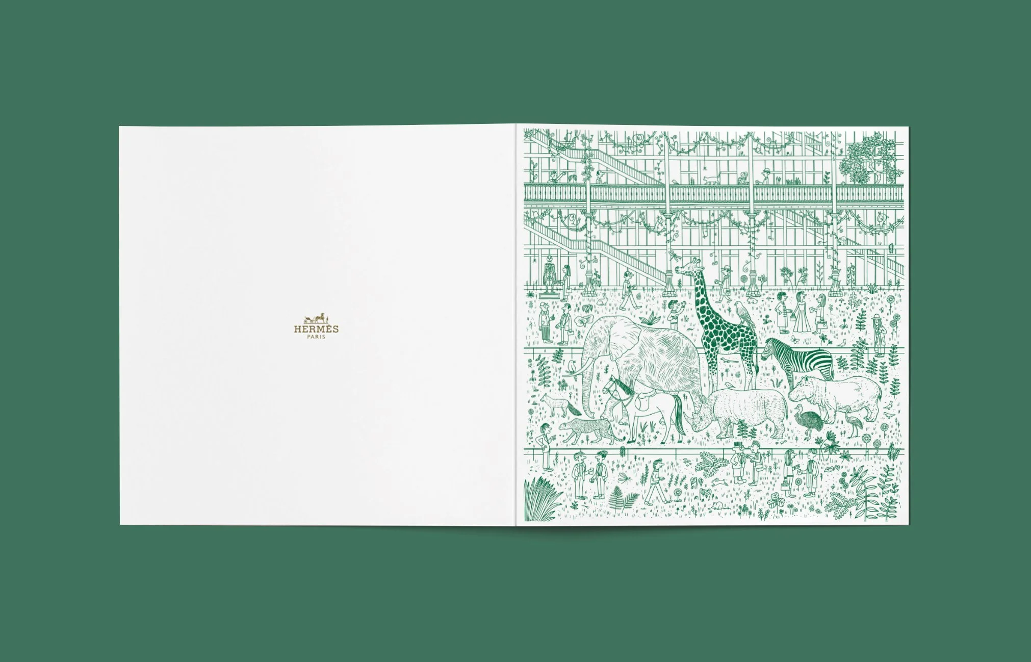 Hermès Museum Animals Event Invitation