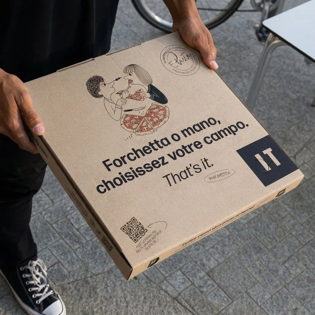 Italian Trattoria - Food Life Style - Pizza box - Arnaud Boutin