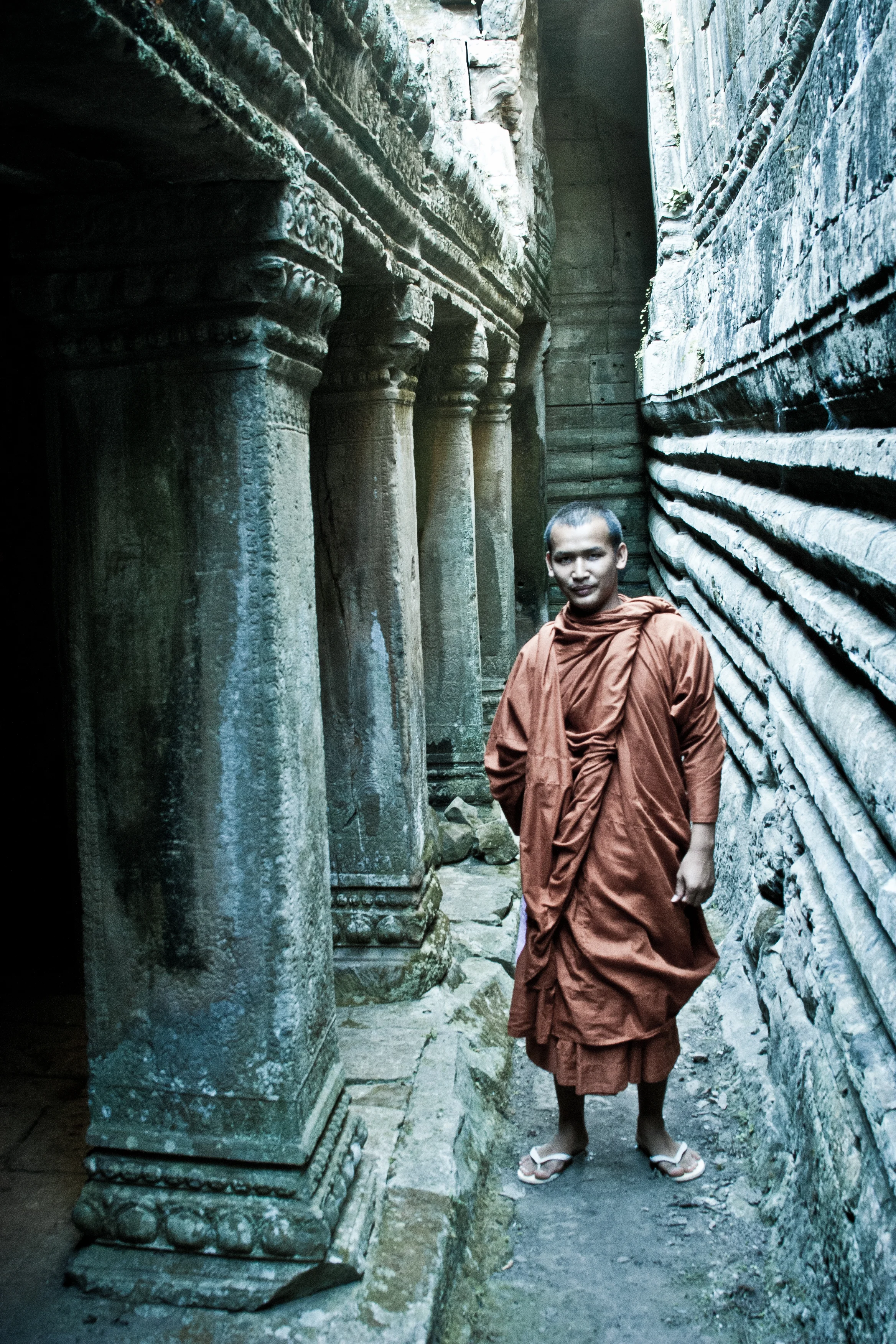 Buddhist Monk at Angkor Wat