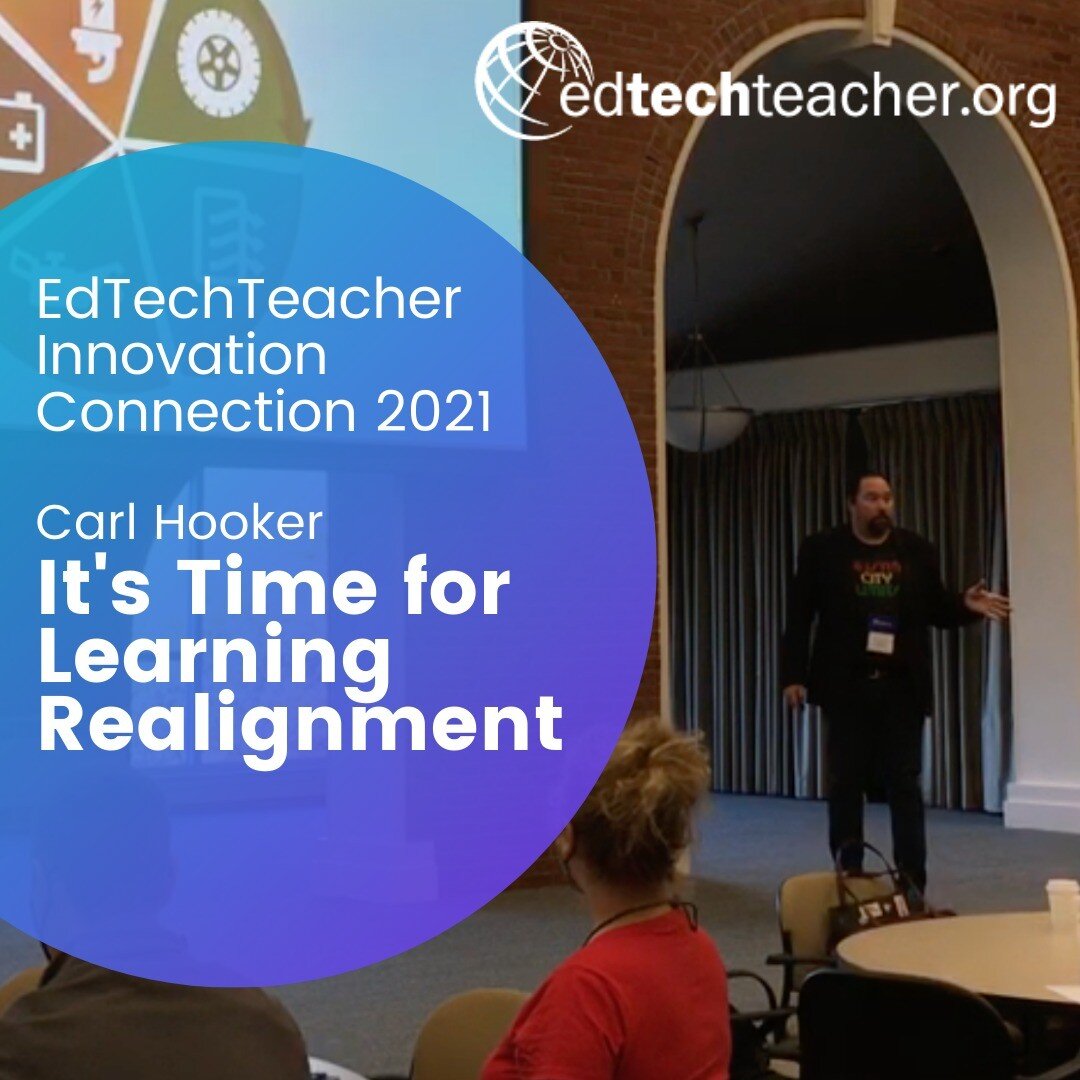 It was amazing having @hookertech keynote our recent @edtechteacher21 conference! His expertise, humor and powerful message is much needed as we navigate another challenging year. You can check out the video of his session on our @edtechteacher21 You