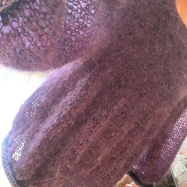 One very large mohair sweater. Almost finished. 
#knitting #knittingismymeditation #fiberart #handarts #waldorfeducation #stash #purple  #mohair #covidart #stayathome #arttherapy #knittingaddict #knittingtherapy #newyork #newyorkcity