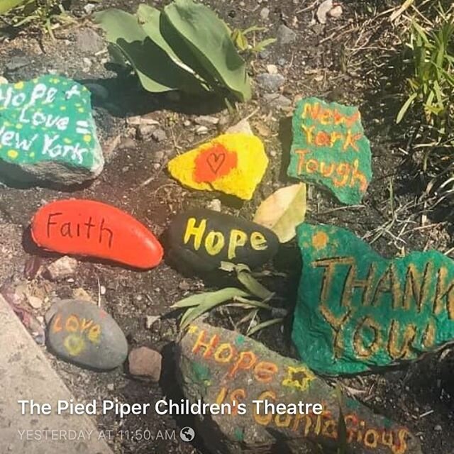 #givingtuesdaynow 
One of our PIed Piper families created beautifully painted rocks with inspirational messages and left them along the walkway leading to the Allen Pavilion/New York-Presbyterian Hospital. 
To learn more about #GivingTuesdayNow and w