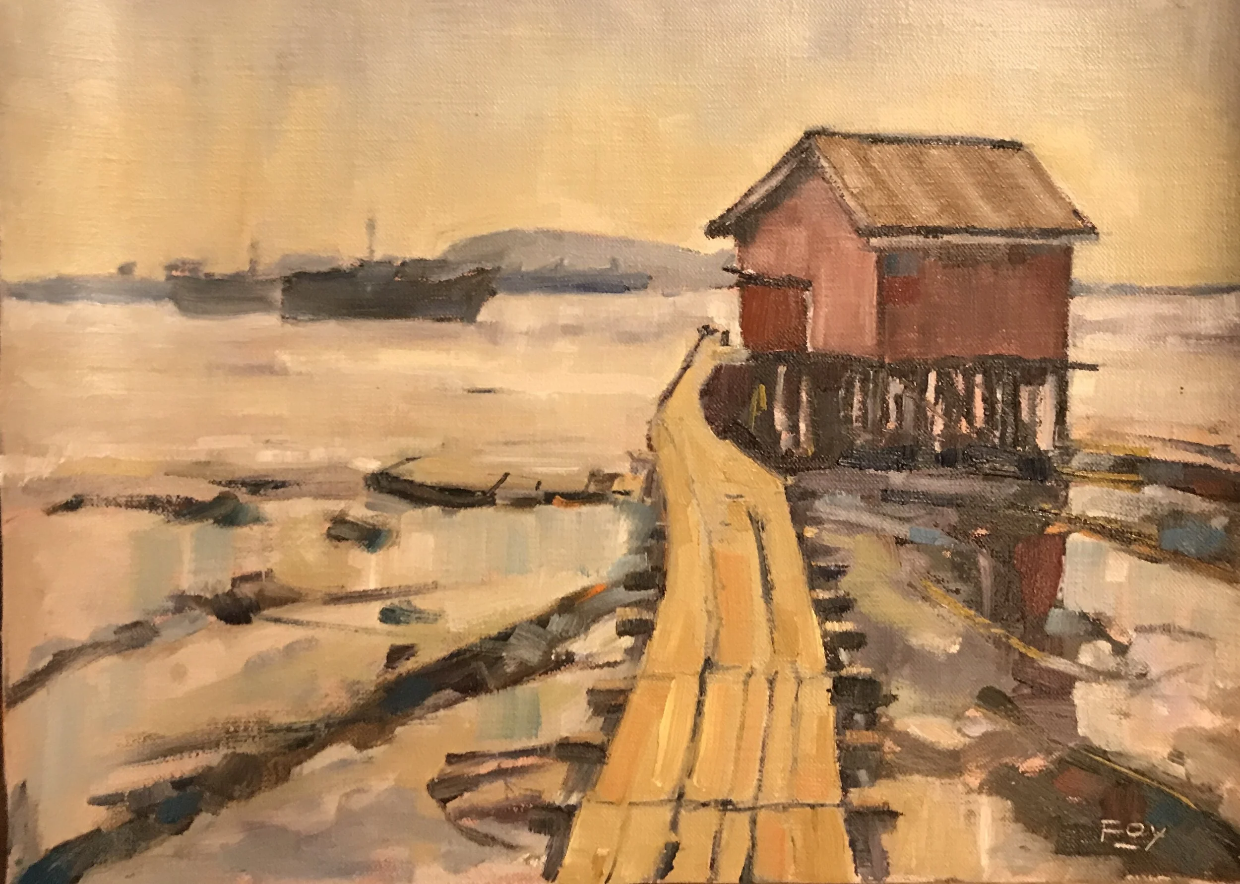 Prayer Hut at the end of Jetty