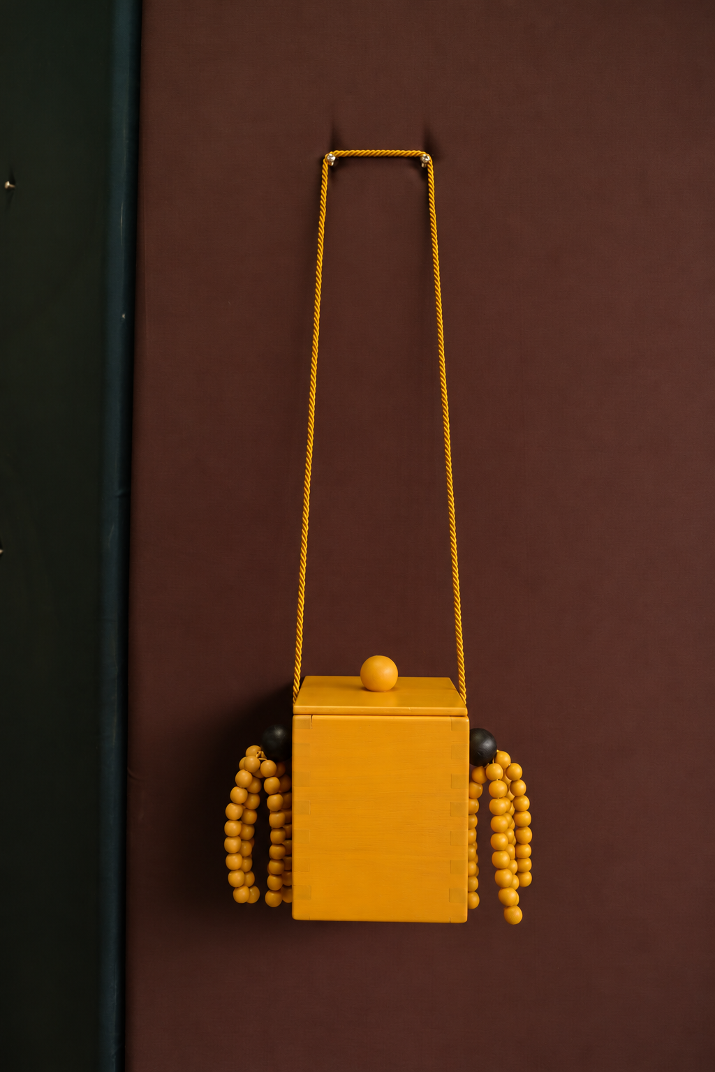 Tassel Bento Bag in Mustard