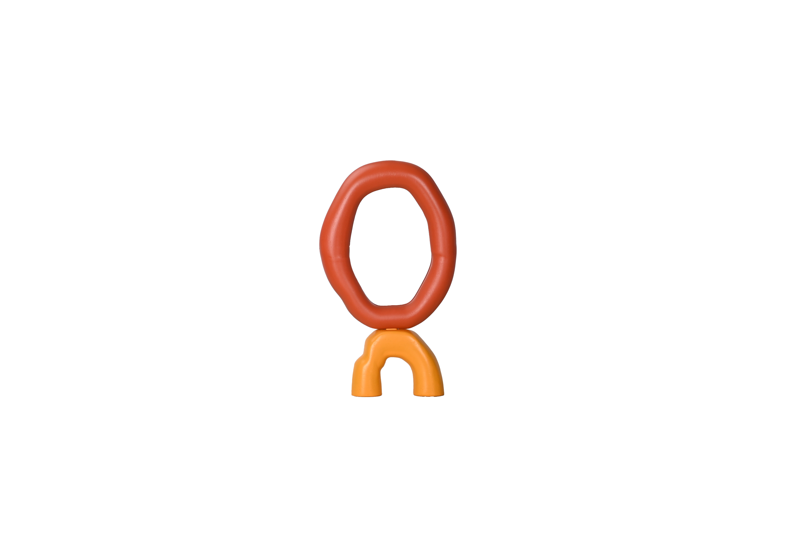 Oval Clay Photo Frames in Lava