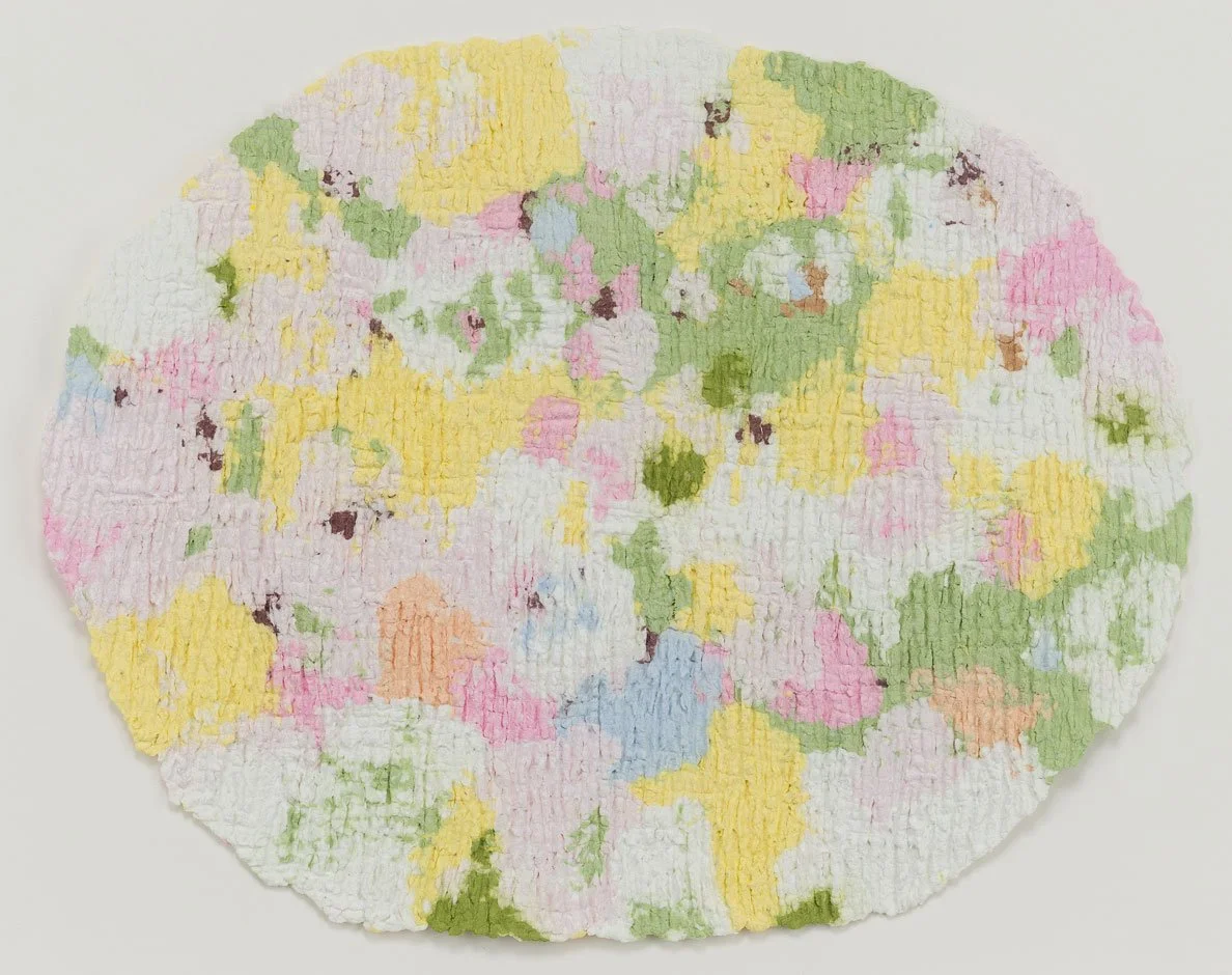   HwaWoo 01.25 , 2025, cotton pulp painting, 13 × 17 inches (framed) 