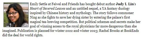 Heart of Severed Leaves book deal announcement!