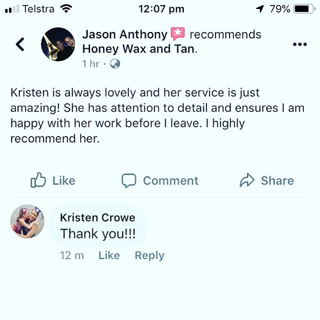 Reviews like this make me smile 😊 thanks Jason! #malewaxing #northcote #malewax #waxing