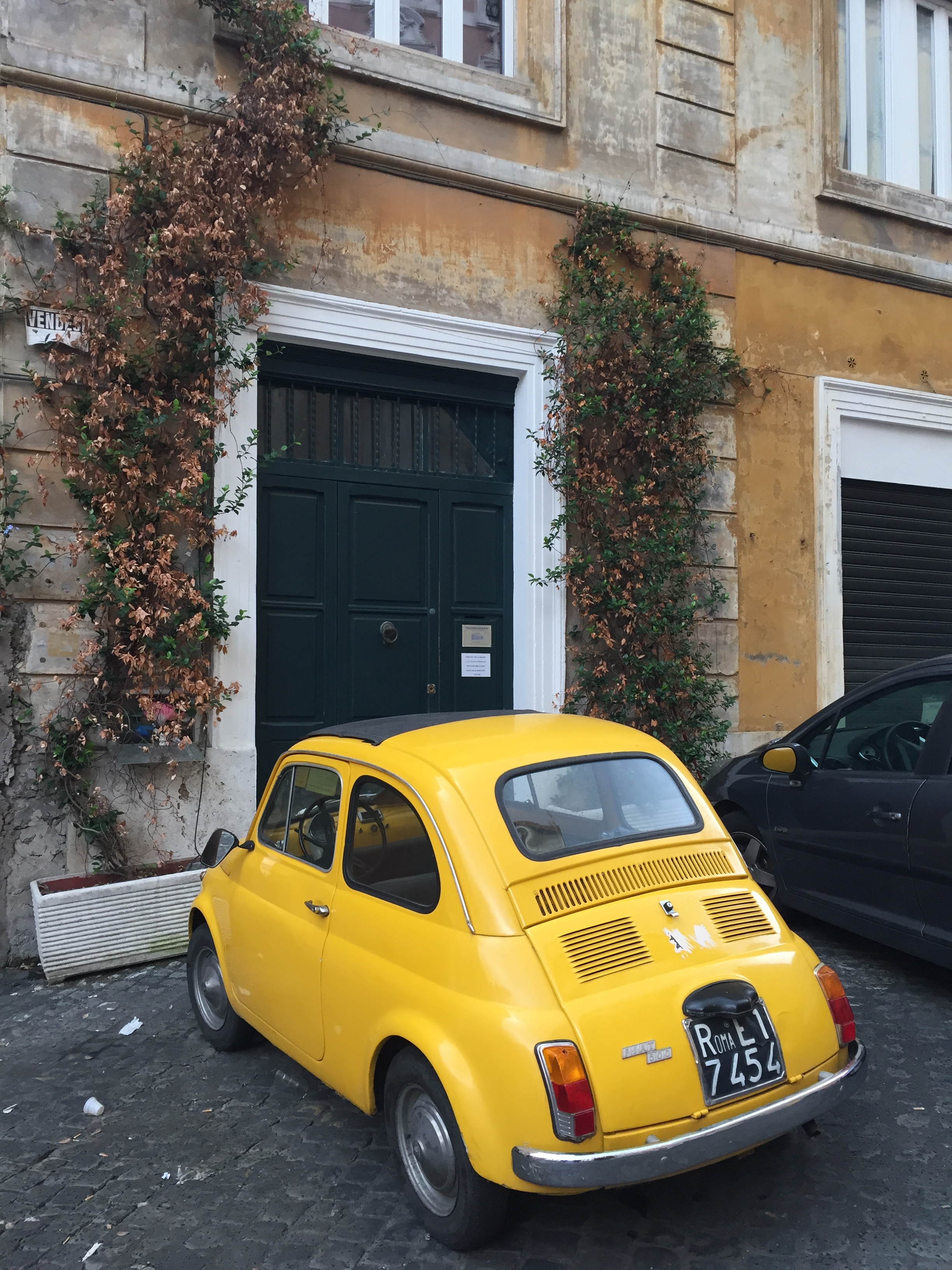 Fiat 500 in Rome.