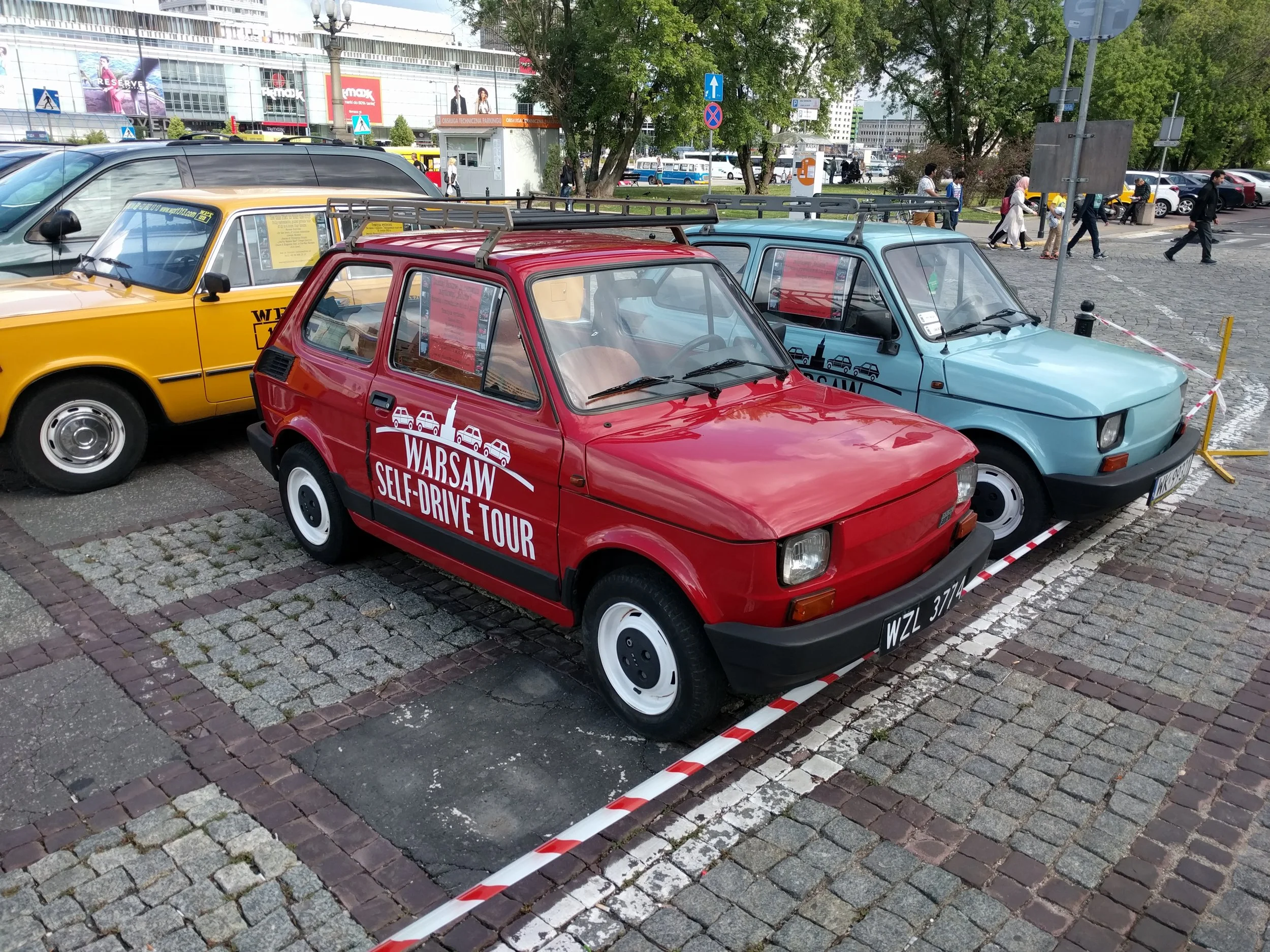 Company cars from a photo we took during the summer.