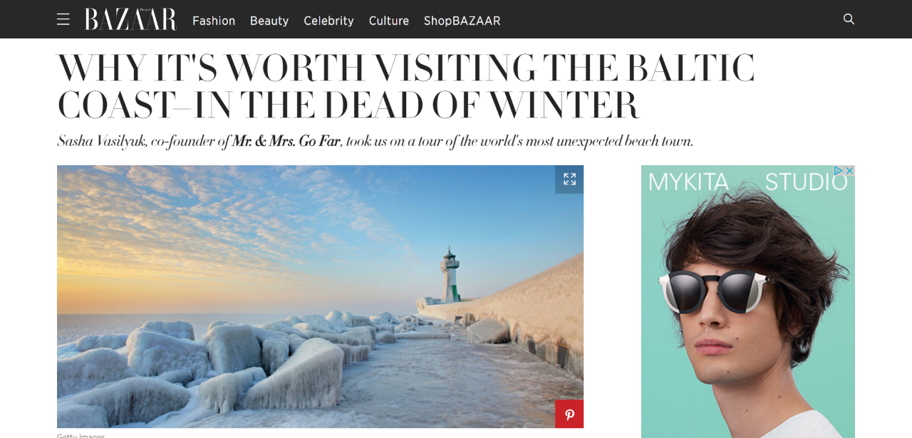 Why It's Worth Visiting the Baltic Coast - in the Dead of Winter, Harper's Bazaar