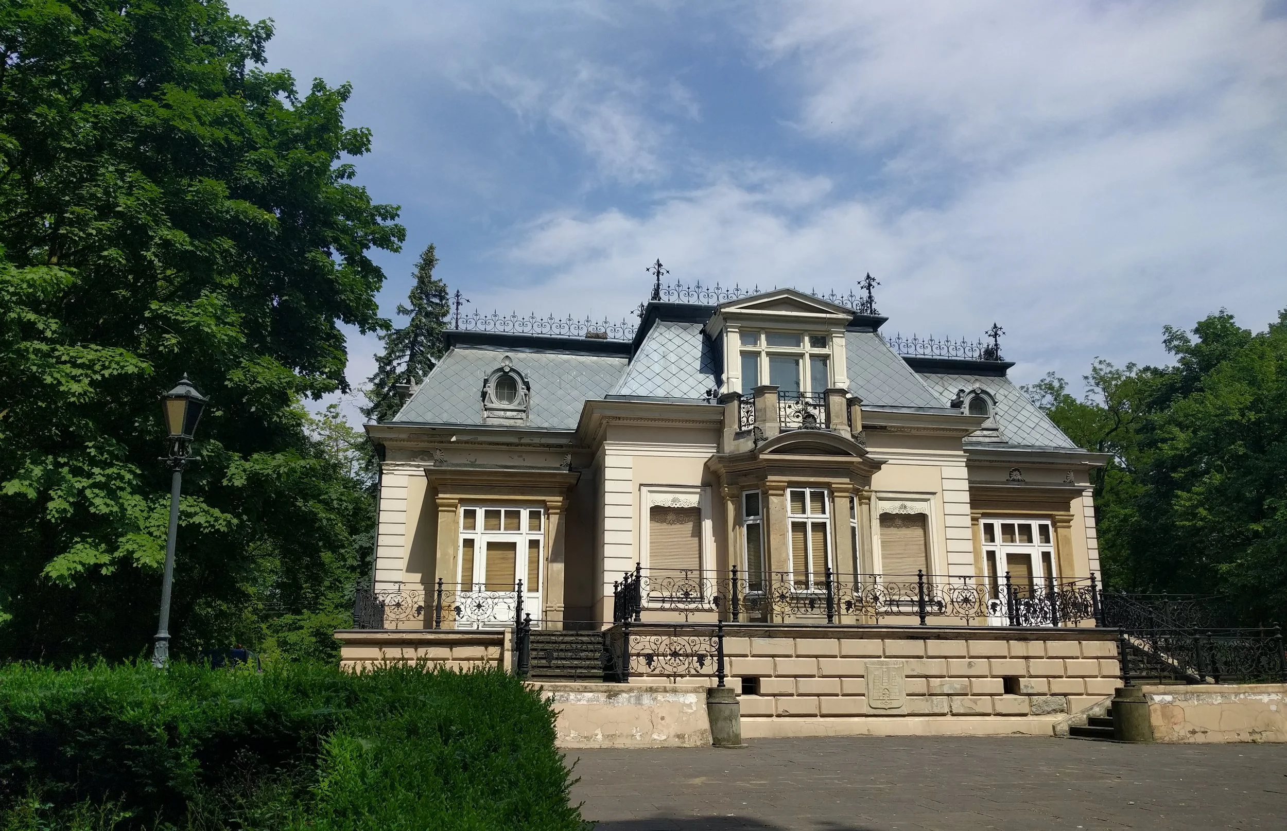It's good to be king... the former factory president's house.
