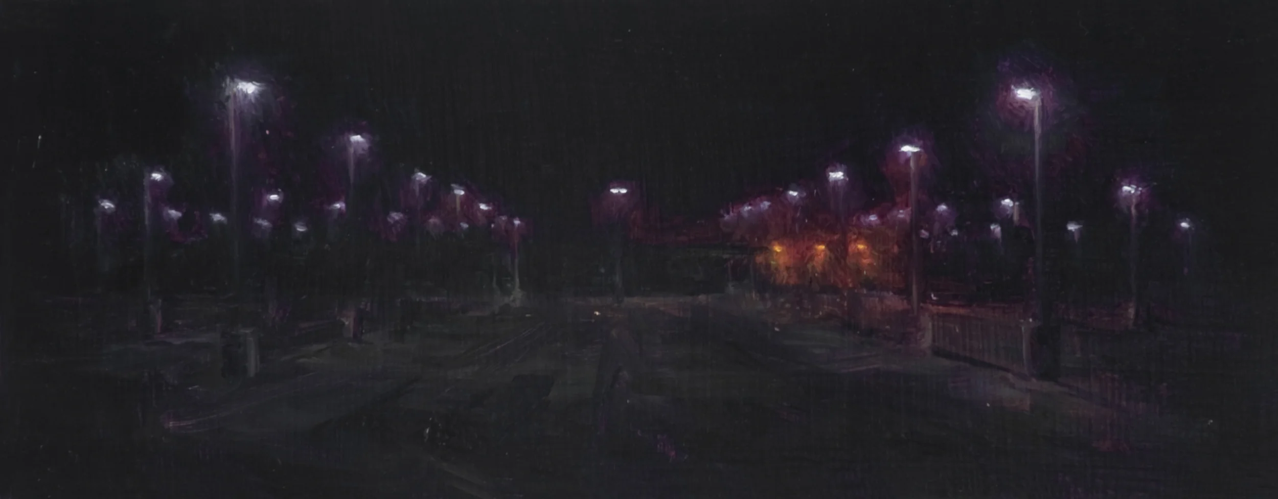 102711 Oil on panel, 4.5 x 11.5 in.