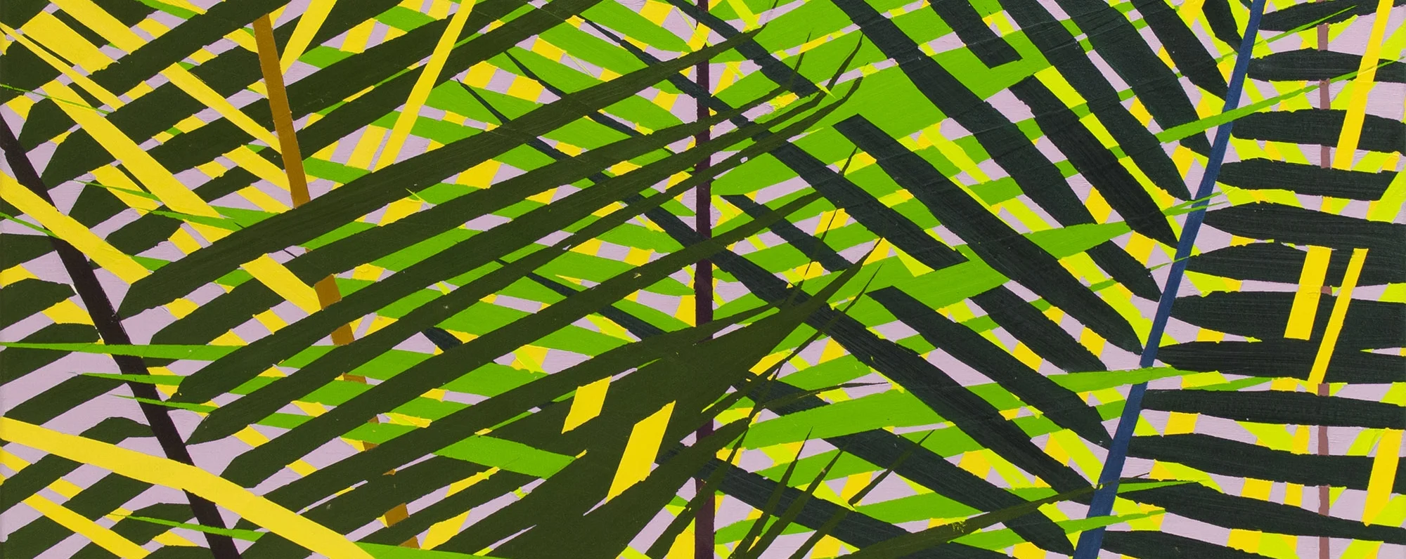 Detail of Untitled, 2016, oil on canvas, 40 x 40 in.