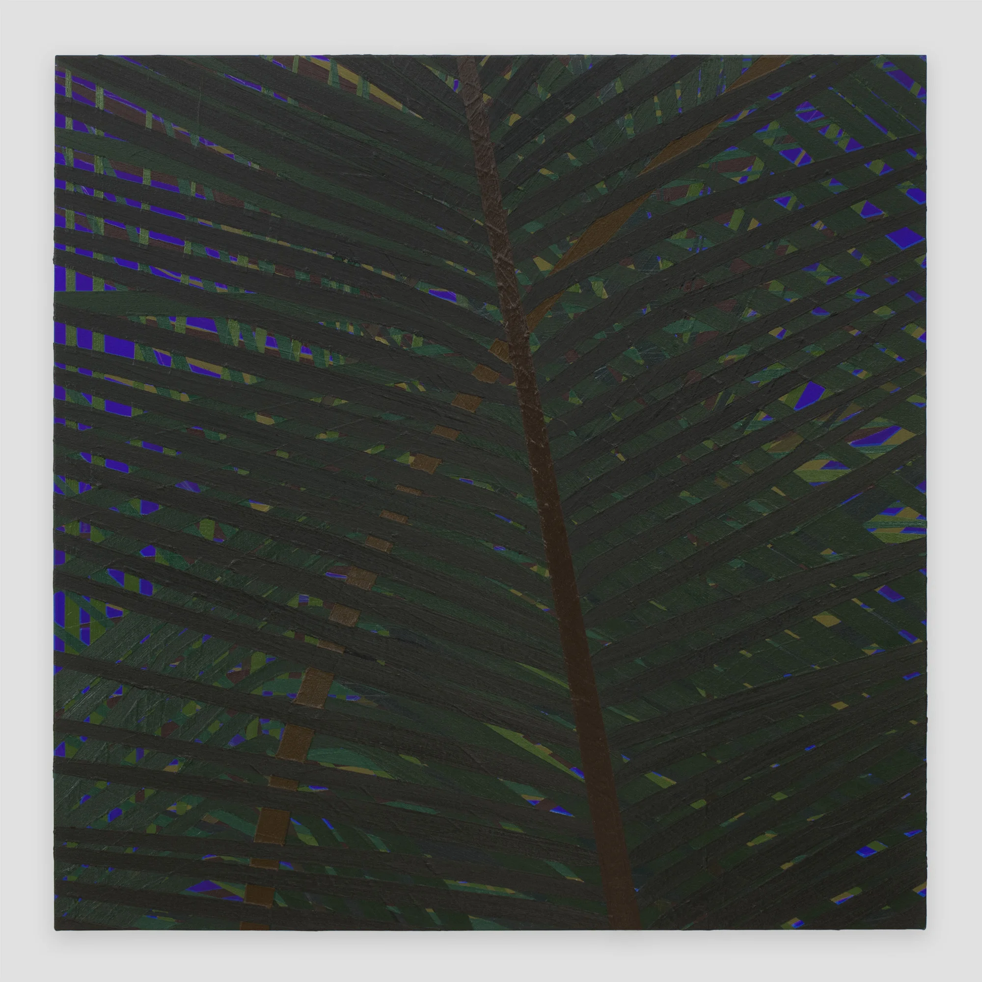Untitled , 2016-17, oil on canvas, 40 x 40 in.