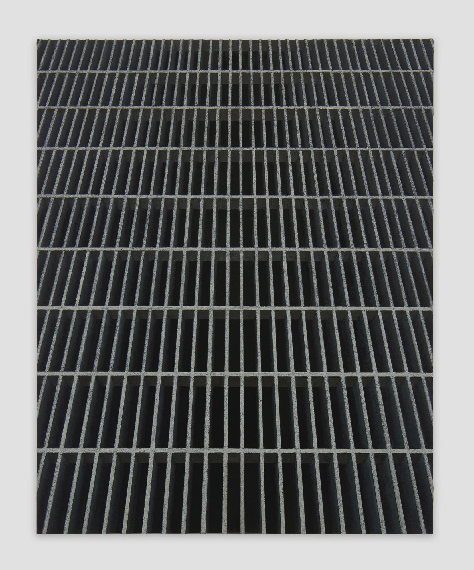 Grate (II) , 2025, oil on linen, 25 × 20 in.