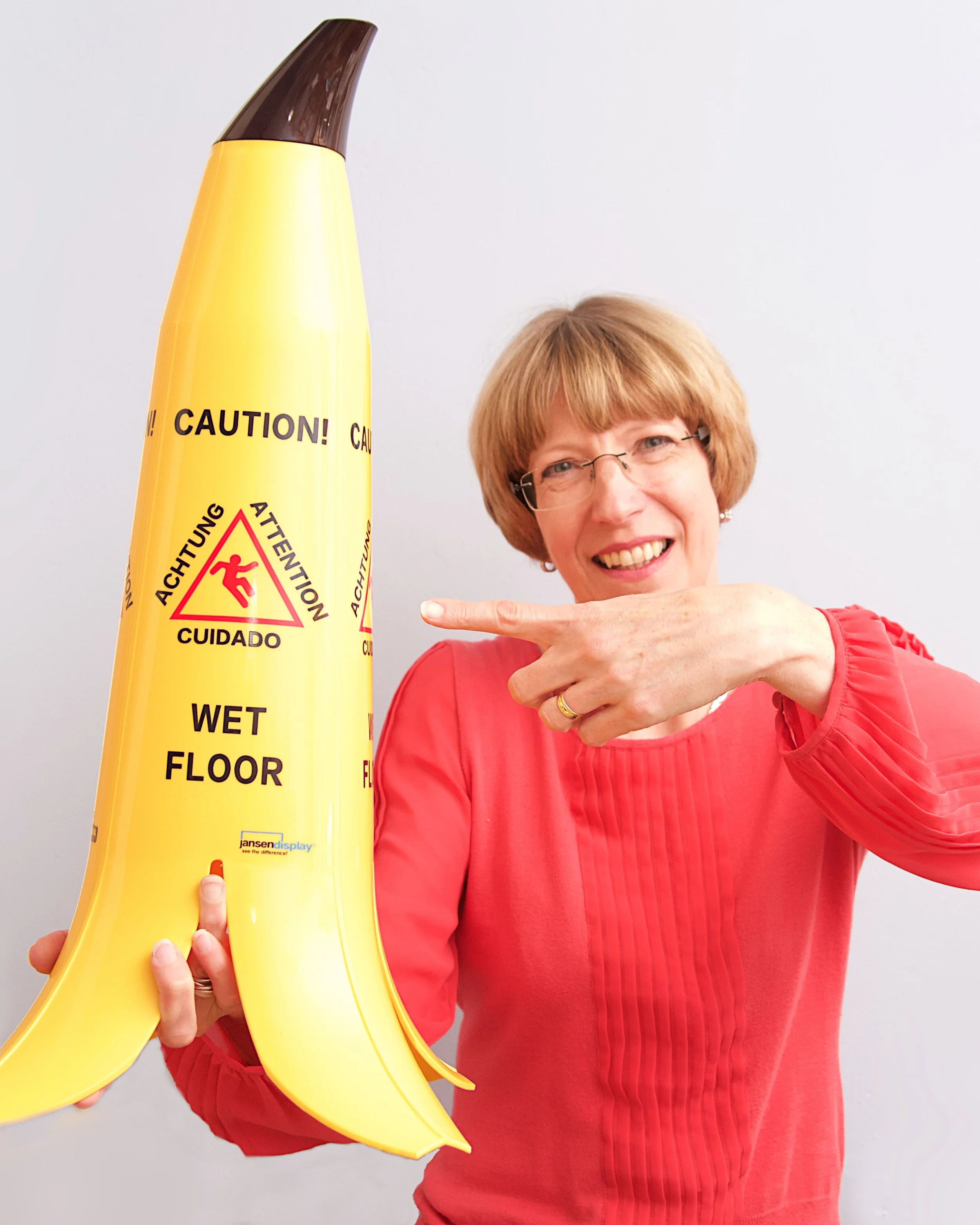 Alison showing that health and safety is part of the work she does with organisations.