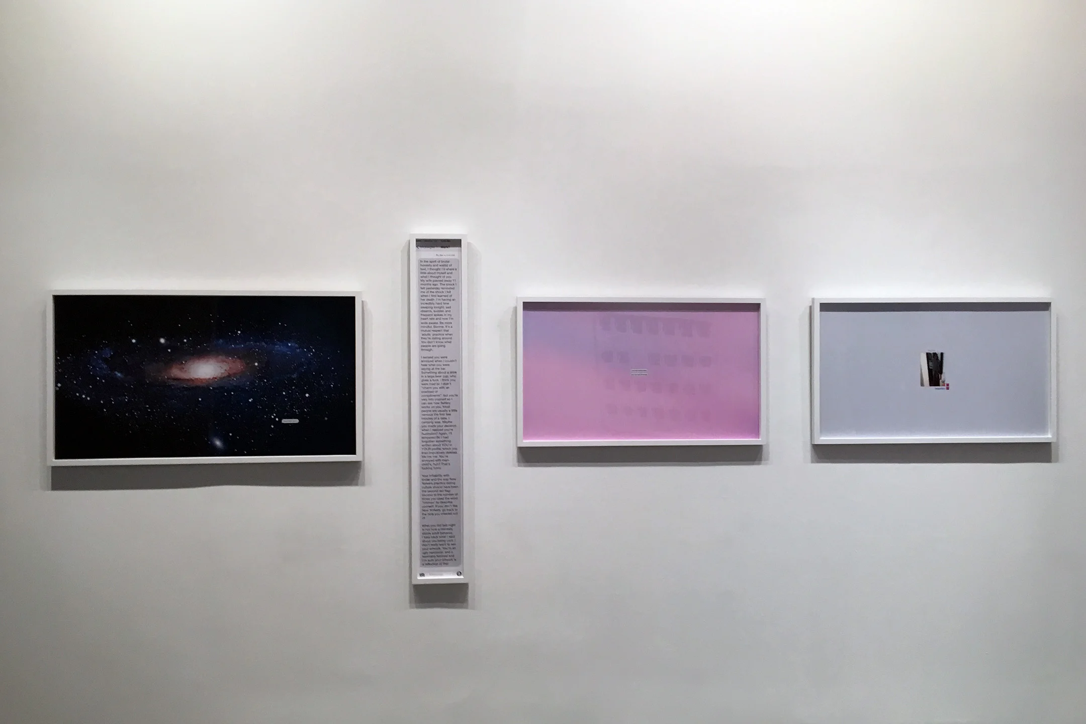 Exchanges (framed)