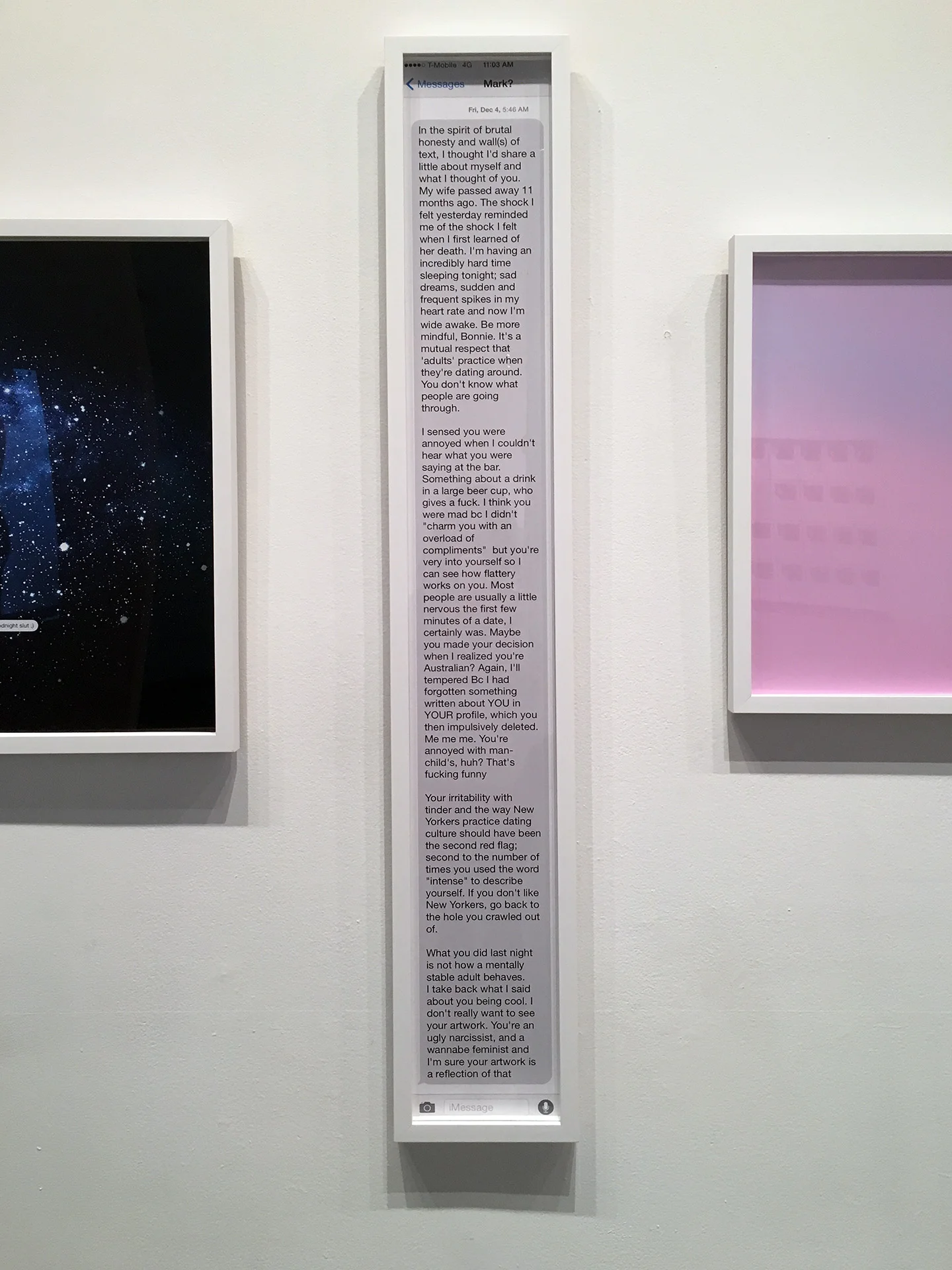 Exchanges (framed)