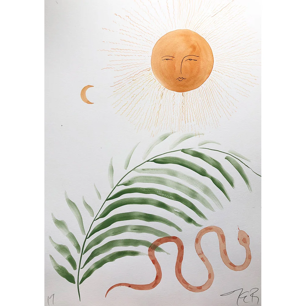 Palm-Serpent,--Julianna-Byrne,-Gouache-and-Ink,-A2,-2019,-£490,-Partnership-Editions.jpg